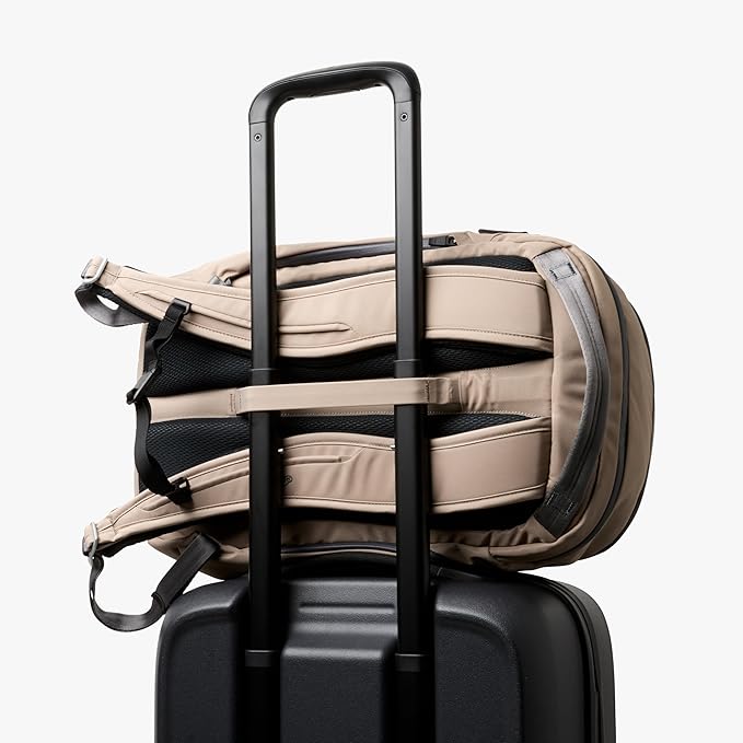 Bellroy Transit Workpack Pro (22L work bag/commuter backpack, fits 16” laptops; organization for travel and commutes)- Stone