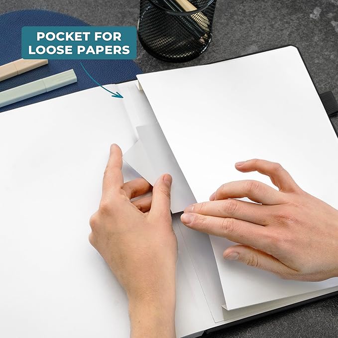 Clever Fox Engineering Notebook – Hardcover Grid Notebook with Numbered Pages, Table of Contents – Patent, Lab & Invention Journal for Engineers & STEM (Black)