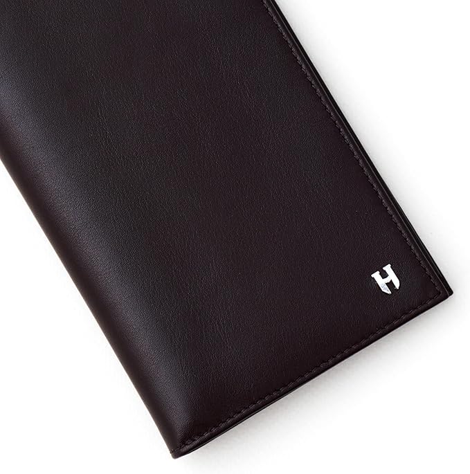 Passport Holder Travel Wallet for Men & Women, RFID Handcrafted Full Grain Leather Cover, 12 Card Slots & 4 Compartments, Gift Box & Pouch, Brown