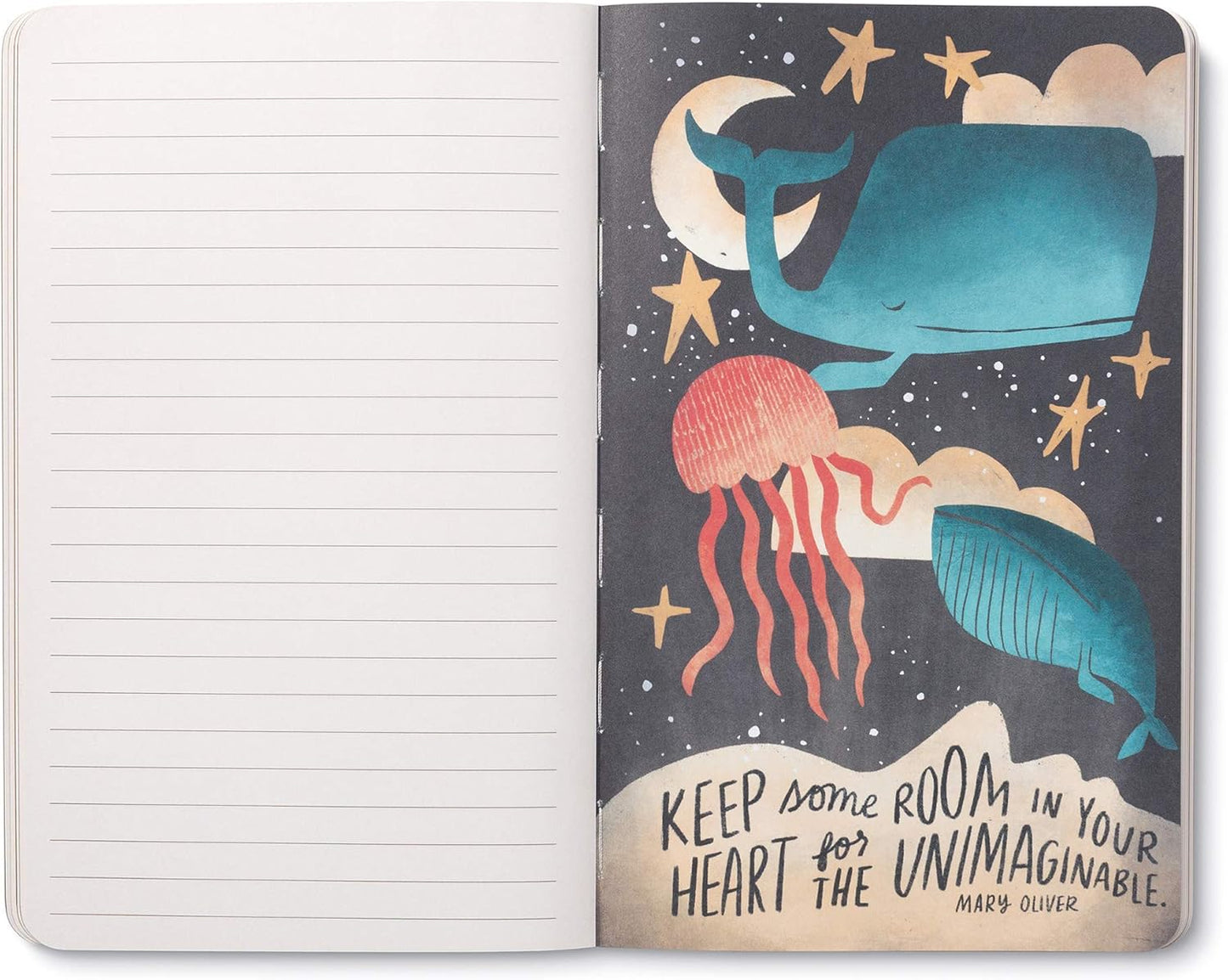 Compendium Softcover Journal - The universe is full of magical things. – A Write Now Journal with 128 Lined Pages, 5″W x 8″H