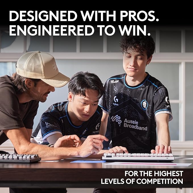 Logitech G PRO X TKL LIGHTSPEED Wireless Gaming Keyboard, Ultra-Portable Tenkeyless Design, LIGHTSYNC RGB, PBT keycaps, Tactile Switches (GX Brown) - Black