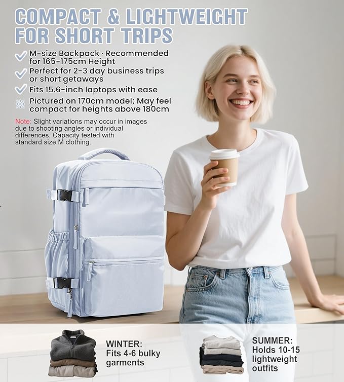 Vacuum Travel Backpack with Pump for Women, Personal Item Carry on Vacpack Backpacks Flight Approved 18x14x8 inches for Men,Laptop Waterproof Work Compression bags Casual Daypack,Grey