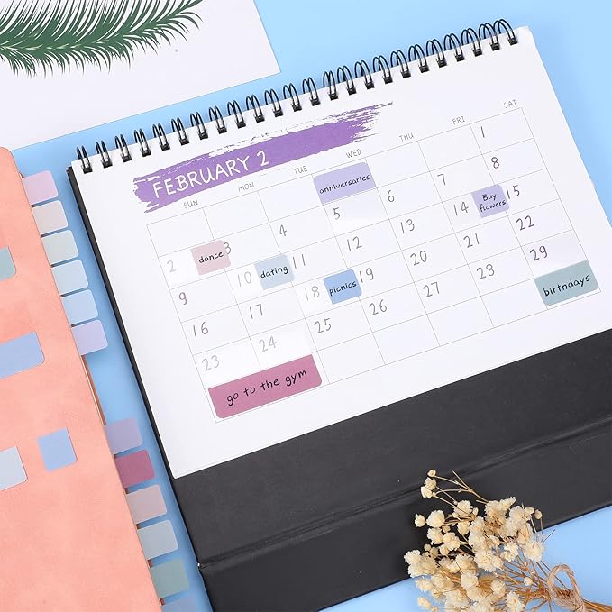 Outus 480 Pcs Sticky Index Tabs Page Markers Self Adhesive Flag Tabs Writable Repositionable File Flags Mix Colored for Reading Book, Taking Note, Classifying File, Marking Document