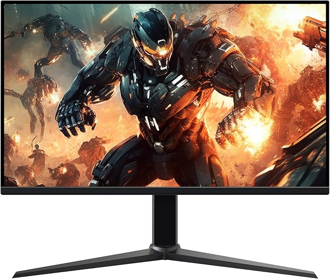 Amazon Basics 27 inch Gaming Monitor, FHD 1080P, 165Hz, VESA Compatible, Adaptive sync, 1ms Response, Black