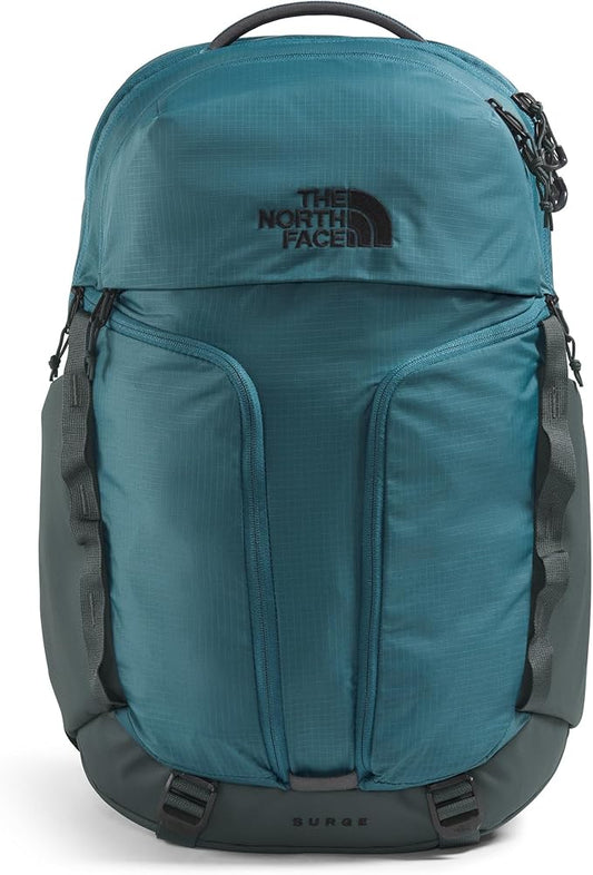 THE NORTH FACE Surge Commuter Laptop Backpack | Daypack with Water Repellent Finish, 16" Laptop Sleeve, Reflective Details, Space/Anthracite Grey, One Size