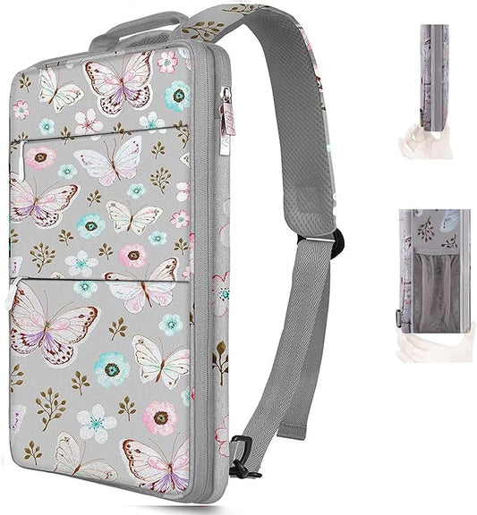 ZINZ Slim & Expandable Laptop Backpack 15 15.6 16 Inch Sleeve with USB Port, Spill-Resistant Notebooks Bag Case for Most 14-16 Inch MacBooks Surface-Books Dell HP Lenovo Asus Computers,P01A01