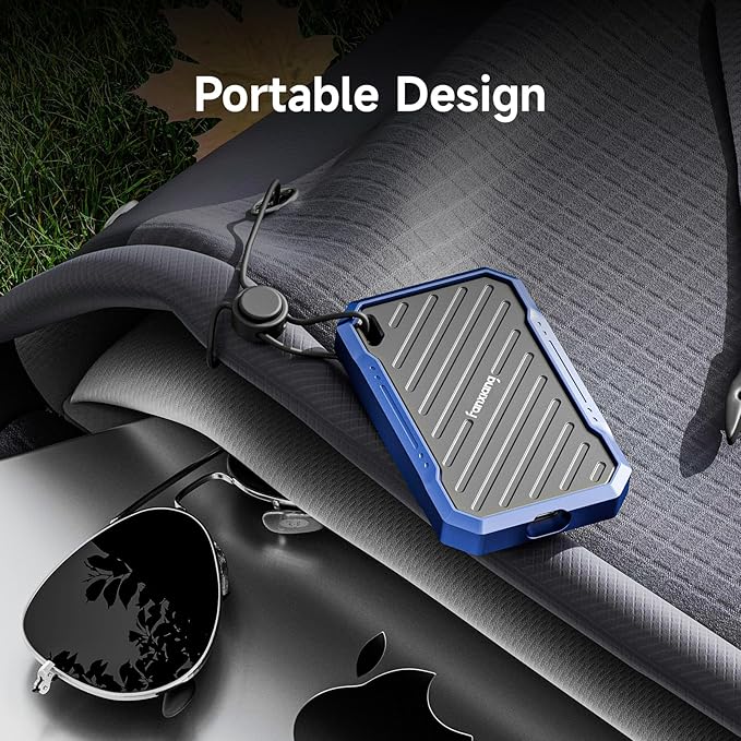 fanxiang Portable External SSD 1TB External Hard Drive, Up to 2000MB/s USB 3.2 Gen2*2, IP68 Water and Dust Resistance, External Solid State Drive Reliable Storage for Gaming, Students, Professionals