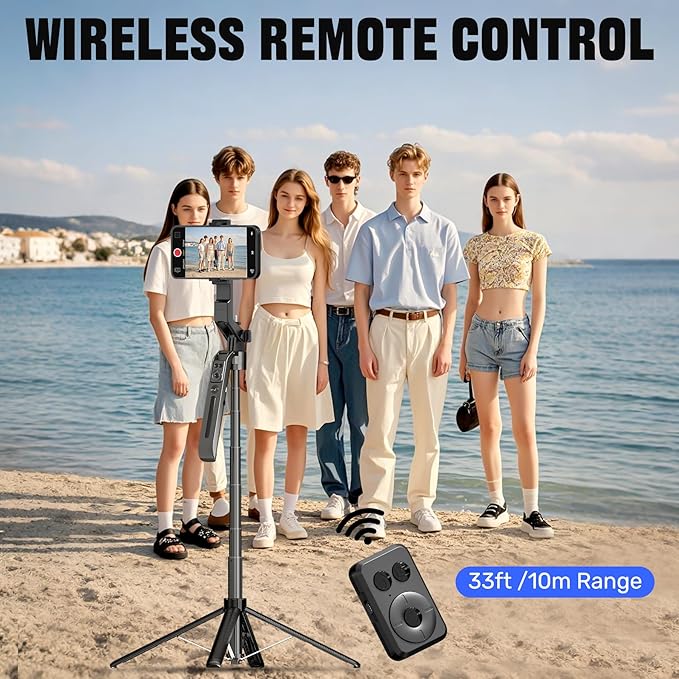 Auto Face Tracking Selfie Stick Tripod for iPhone with 10" Ring Light,360 Rotation That Follows Your Movement,71" Phone Camera Stand with Remote for Content Creator Vlog Video Recording