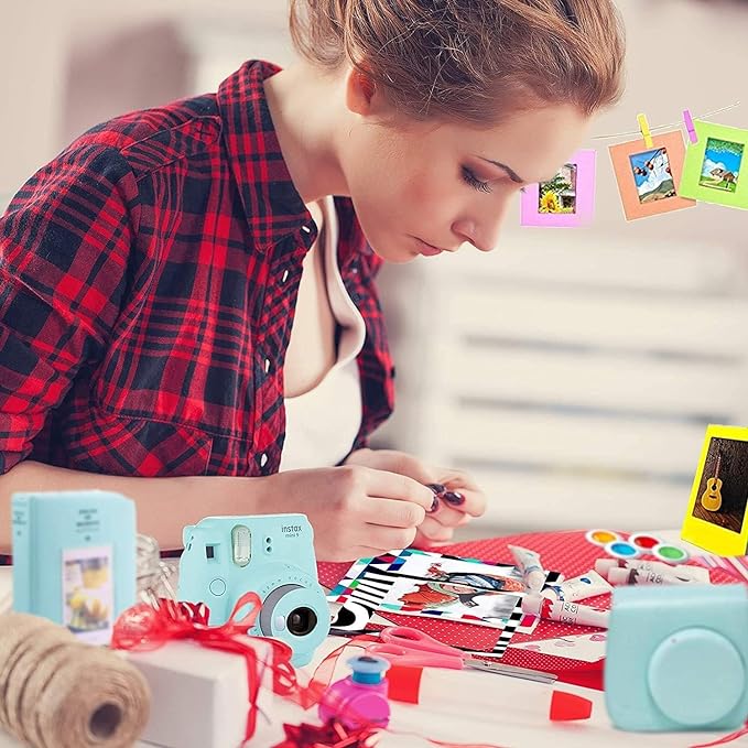 Fujifilm Instax Mini 12 Camera Bundle - Purple, 20 Film Sheets, Carrying Case, Shutter Accessories