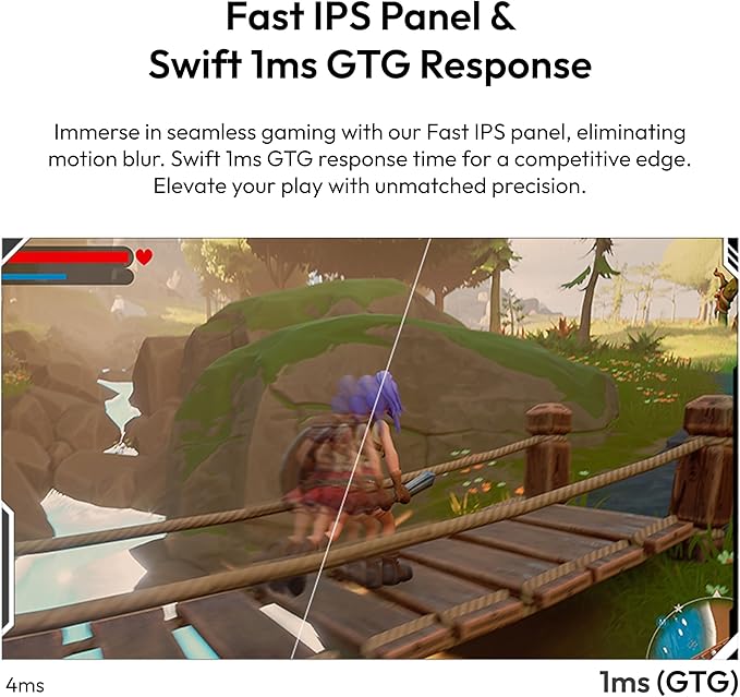 Pixio PX278 Wave White 27 inch 180Hz Refresh Rate QHD 1440p Resolution Fast IPS Panel 1ms GTG Response Time White Gaming Monitor with FreeSync