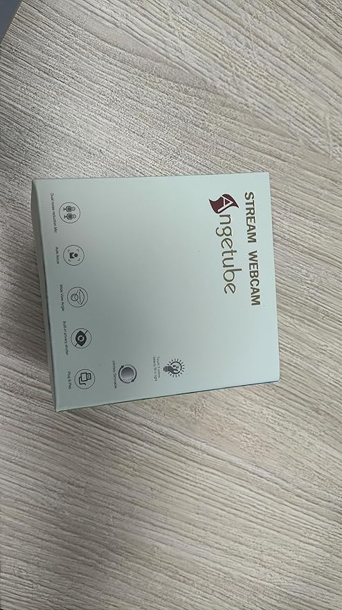 Angetube 4K Webcam with Light for PC: UHD 4K, TOF Auto Focus, Dual AI Noise-Cancelling Mics, 1080p@60FPS, USB Streaming Webcam w/Privacy Cover for Laptop/Mac/Desktop/PC Work w/Zoom/Teams/Google Meet