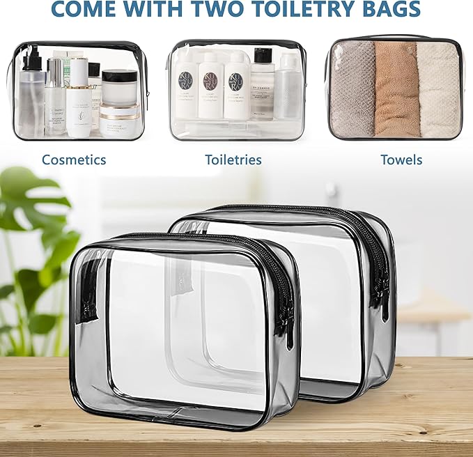 Beraliy Travel Backpack for Men Women, Large Carry On Backpack, Personal Item Bag Airline Approved, 17 inch Laptop Backpack, Business Work Gym Weekender Bag, Black