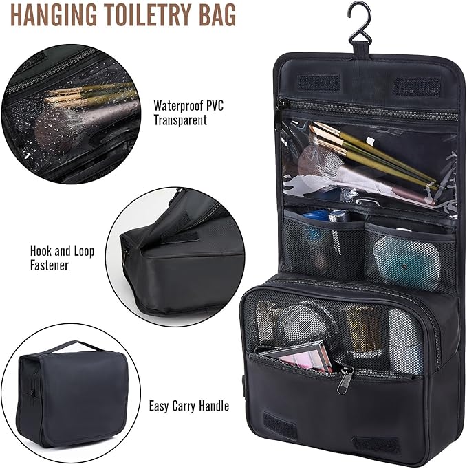 Veken 10 Set/8 Set Packing Cubes for Travel Essentials, Suitcase Organizer Bags in 4 Sizes, Carry-On Luggage Accessories with Large Laundry & Toiletry Bag, Must-Have for Airplane, Road Trip & Camping