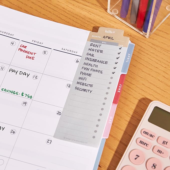 Bookmark Sticky Note - Budget