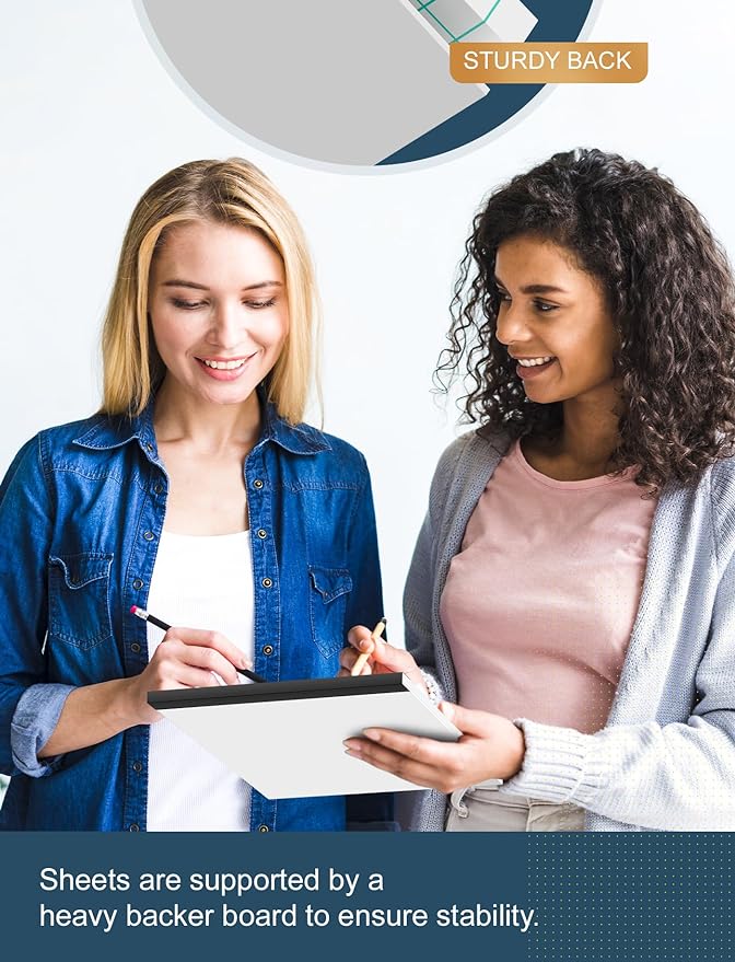 Graph Paper Pads 8.5 x 11, 8 Pack, 4x4 Quad Grid Paper Pad 8-1/2" x 11", White Quadrille Pad, Easy Tears Off Design, Grid Notebook 8-1/2 x 11, White 70 GSM Graft Paper, 30 Sheets/Pad