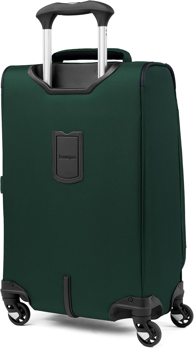 Travelpro Maxlite 5 Softside Expandable Luggage with 4 Spinner Wheels, Lightweight Suitcase, Men and Women, Forest Green, Carry-on 21-Inch