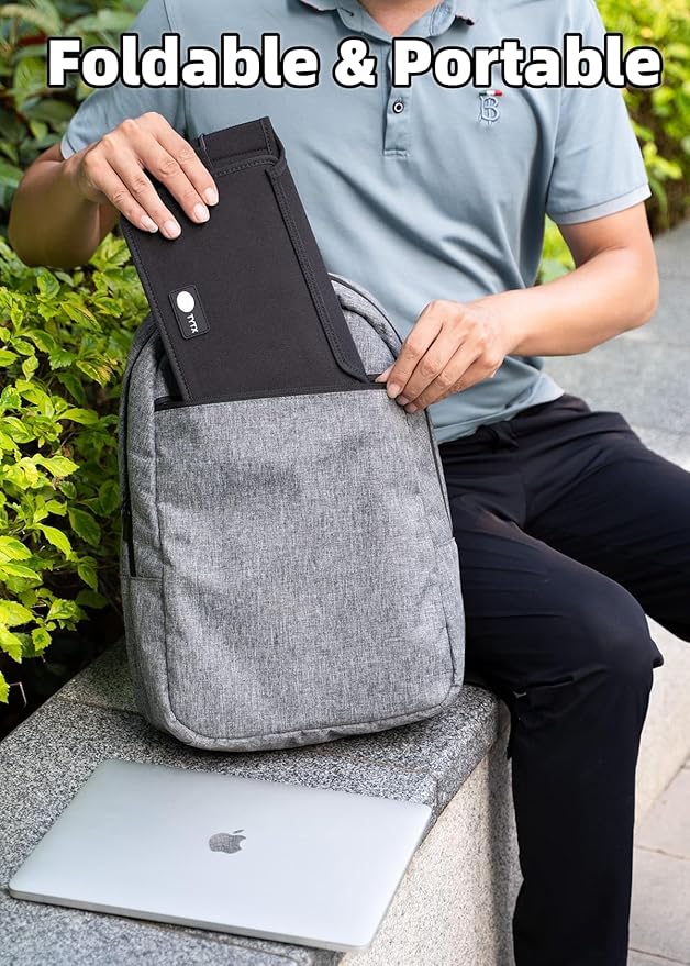 TT TYTX Laptop Sun Shade for Outdoor Work, Light Weight Computer Privacy Hood & Glare Shield, Foldable Shield Cover, L(Most 15-16" Laptop)