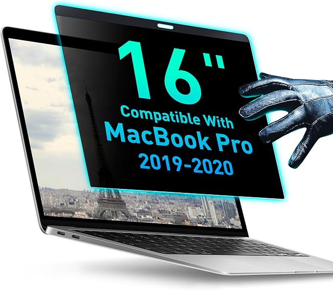 Magnetic Privacy Screen Compatible with MacBook Pro 14" 2021, 2022, 2023, 2024, M1, M2, M3, M4 Anti-Blue Light Laptop Screen Protector Filter Blue Light Blocking Filter