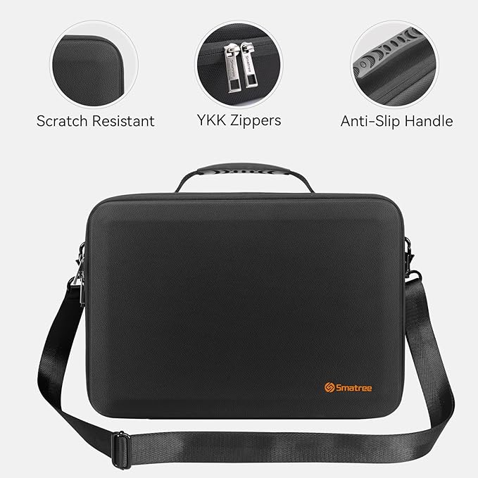 Smatree MobileBase Laptop Shoulder Case with Stand for 15.6 inch ASUS P1512,for ExpertBook P1/B1/B2 Flip,for Chromebook Flip CM5, Vivobook Pro 15/15X/S15/Copilot+PC, Zenbook Pro 15/Duo 15 OLED (A485S)