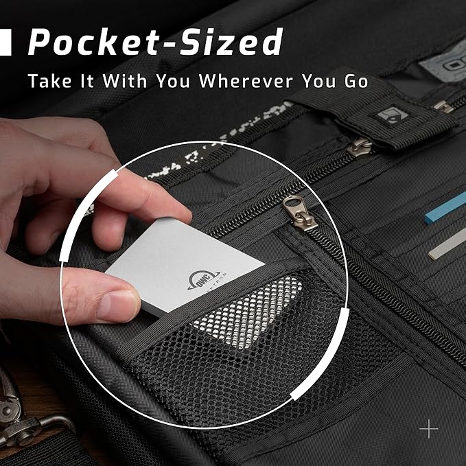 OWC Envoy Pro Elektron Portable 2TB SSD, Super Fast External SSD with up to 1250MB/s Performance, USB 3.2 Gen 2 and USB 2.0/3.0 Backwards and Universally Compatible, NVMe Powered Portable SSD