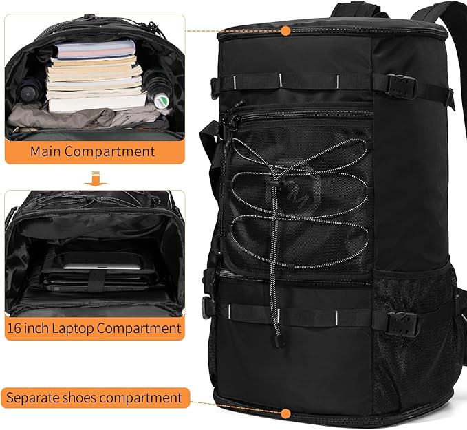 Large Capacity For Travel Hiking Sports Carry On Backpack Durable Convertible Duffle Bag Laptop airplane