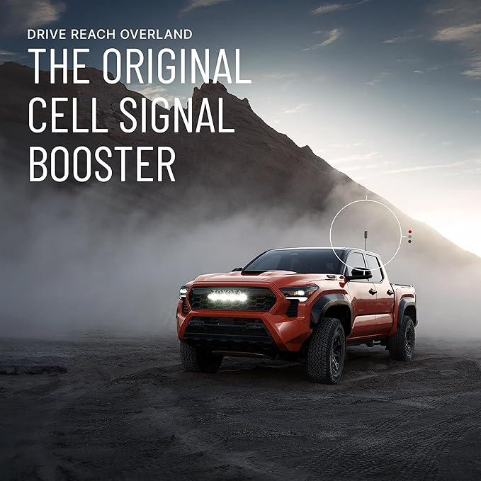 weBoost Drive Reach Overland - Cell Phone Signal Booster for Off Road Vehicles | Boosts 5G & 4G LTE for All U.S. Carriers - Verizon, AT&T, T-Mobile & More | Made in The U.S. | FCC Approved