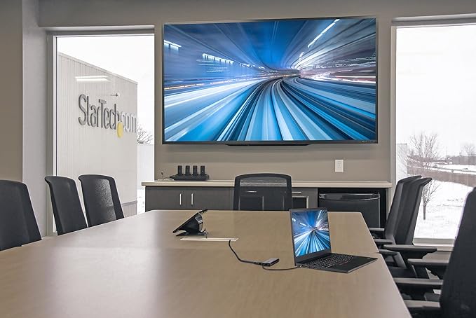 StarTech.com USB C Multiport Adapter - USB-C to HDMI or Mini DisplayPort 4K 60Hz, 100W Power Delivery Pass-Through, 4-Port 10Gbps USB Hub - USB Type-C Mini Dock - w/ 12" Attached Cable (DKT31CMDPHPD)