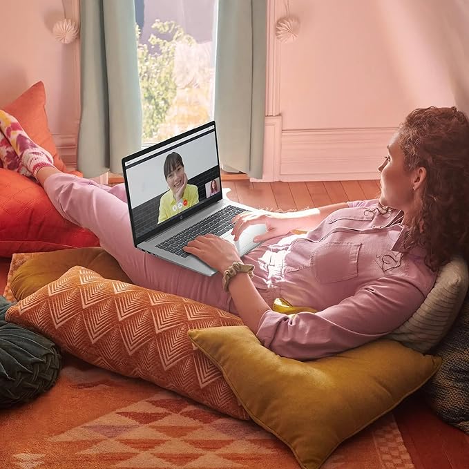 HP 2025 17 Inch Laptop Computer | 17.3" FHD IPS Business Laptop PC | AMD Ryzen 5 (6-Cores) | 36GB RAM 1TB SSD | Windows 11 Pro Lifetime Office | 10-Key Numbe Pad | USB-C Wi-Fi 6