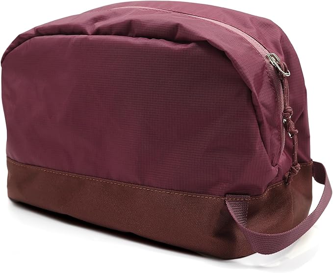 Travel Toiletry Bag 8L for Women, Large Packing Cube with Waterproof TPU Wet/Dry Compartment (02 Valkyrie Red)