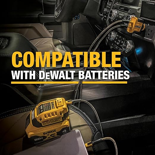 DEWALT Heavy Duty 100W USB C Cable, Jobsite 100 Watt USB C Cable, High Speed Type-C to Type-C, Fast Charge PD USBC Fast Charging Cord for iPhone 17/16/15 Plus Pro Max MacBook iPad Samsung Galaxy, 6 ft