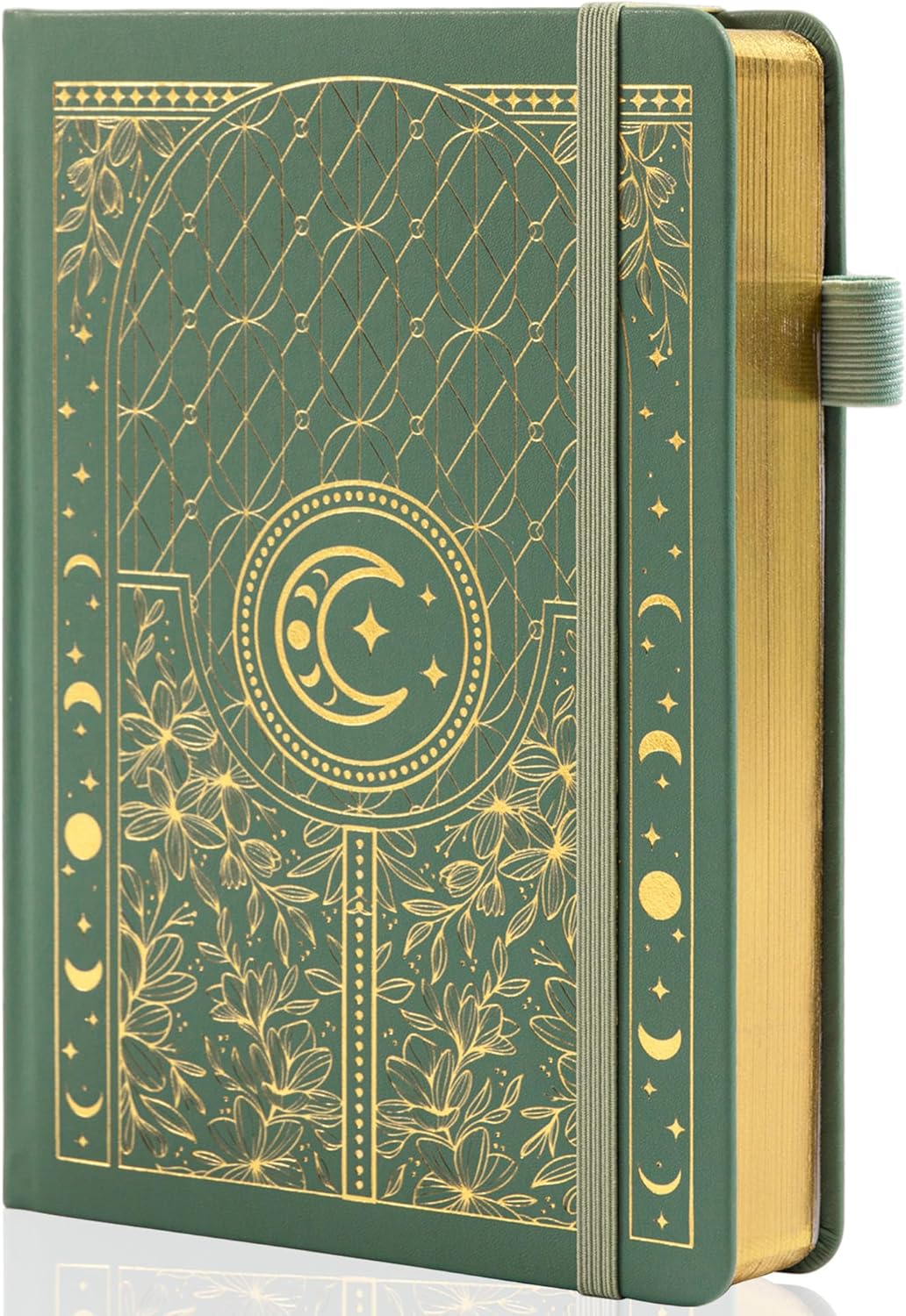 TIEFOSSI Bullet Dotted Journal Notebook, 160gsm 256 Numbered Thick Paper, A5 Hardcover Dotted Grid Diary for Women Men Work Writing, Bullet Journaling, Drawing, 5.8 x 8.3 in