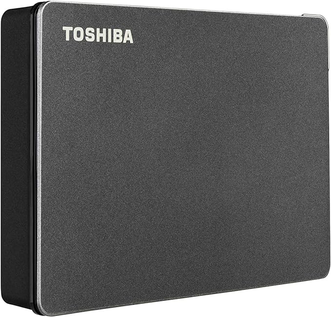 Toshiba Canvio Gaming 4TB Portable External Hard Drive USB 3.0, Black for PlayStation, Xbox, PC & Mac - HDTX140XK3CA