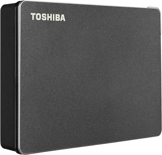 Toshiba Canvio Gaming 4TB Portable External Hard Drive USB 3.0, Black for PlayStation, Xbox, PC & Mac - HDTX140XK3CA