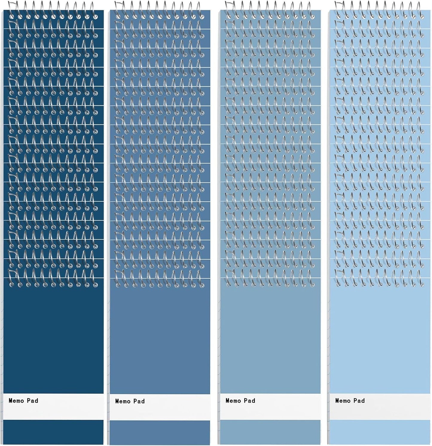 Thenshop 100 Pads Spiral Memo Bulk 3'' x 5'' Top Bound Memo Book 60 Sheets Small Mini Notebooks Lined Wire Bound Pocket Steno Book for Home, Office, School (Fresh Colors)