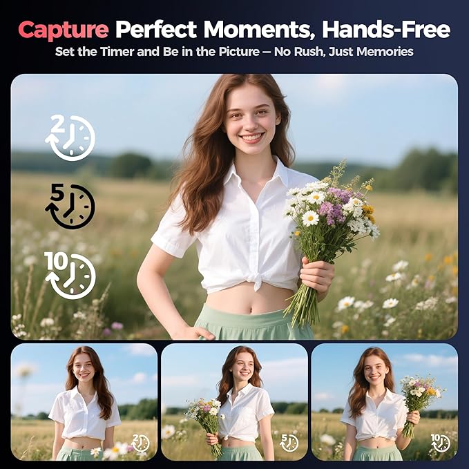 4K Digital Camera Pink for Girls Teens: 64MP Vlogging Camera with Flip Screen - 16X Zoom - Cute Compact Cam for Photography and YouTube – Aesthetic Point and Shoot Gift for Ages 8-18