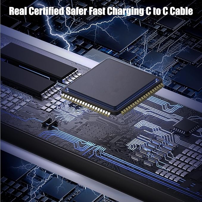 3-Pack Black 10FT 60W USB C to USB C Cable, Type C Fast Charging Cable for iPhone Air 17 16e 16 15 Pro Plus Pro Max，for Galaxy S25/S24, for iPad Pro/Air/mini, for MacBook Pro/Air and More