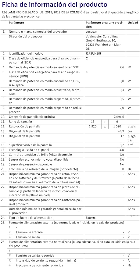 cocopar Portable Monitor 4K - 17.3 Inch UHD FreeSync HDR IPS 130% sRGB 3840x2160 Lightweight Eye Care Computer Display with Type-C mini DP HDMI for Xbox PS4/5 Laptop PC Mac, with Smart Case VESA