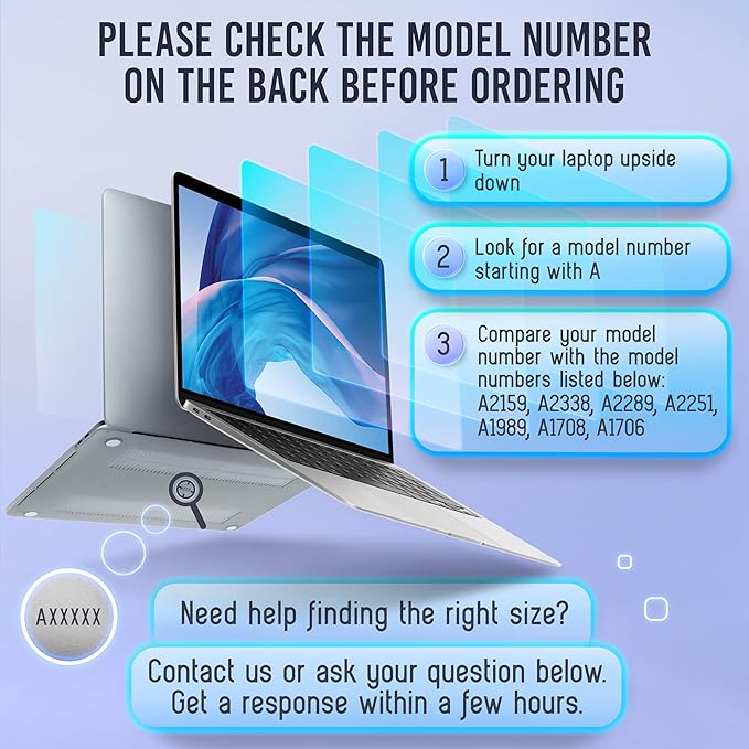 VINTEZ Magnetic Blue Light Screen Protector Compatible With MacBook Pro 13" 2016, 2017, 2018, 2019, 2020, 2021, 2022, 2023, M1, M2 Anti Blue Light Blocking Filter for Laptop