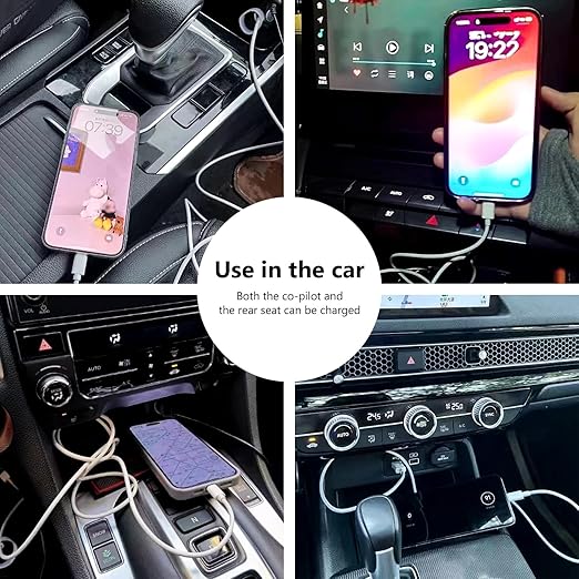 6ft 15 Car Data Cord USB A to USB C Cable for iPhone 16e 17 Air 16 15, 16 15 Pro Max,16 15 Plus iPad 10th Gen iPad Pro 12.9/Air 13,5th Gen/4th Gen Mini 6th Gen Charger Cord CarPlay Charging White