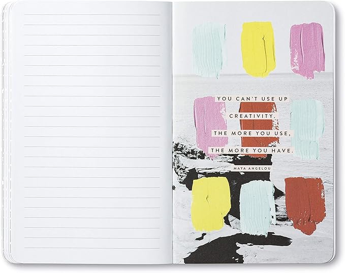 Compendium Softcover Journal - Make each day your masterpiece. – A Write Now Journal with 128 Lined Pages, 5″W x 8″H