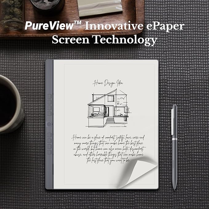 eNote 2 Paper Tablet, 10.3-inch 300 PPI Pen Only E-Ink Writing Tablet, 4G 128G Digital Notebook, AI Powered Voice-to-Text, Includes Two B5 Stylus Pens