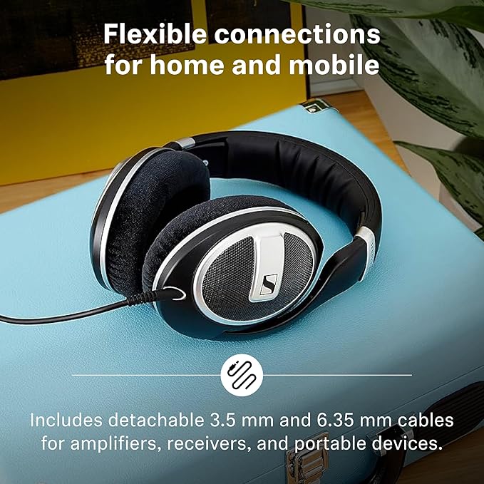 Sennheiser HD 599 SE Around Ear Open Back Headphone - Black