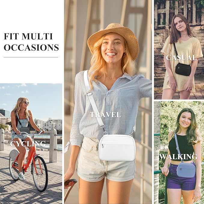 MAXTOP Small Crossbody Bags for Women Belt Bag Fanny Pack with Adjustable Strap