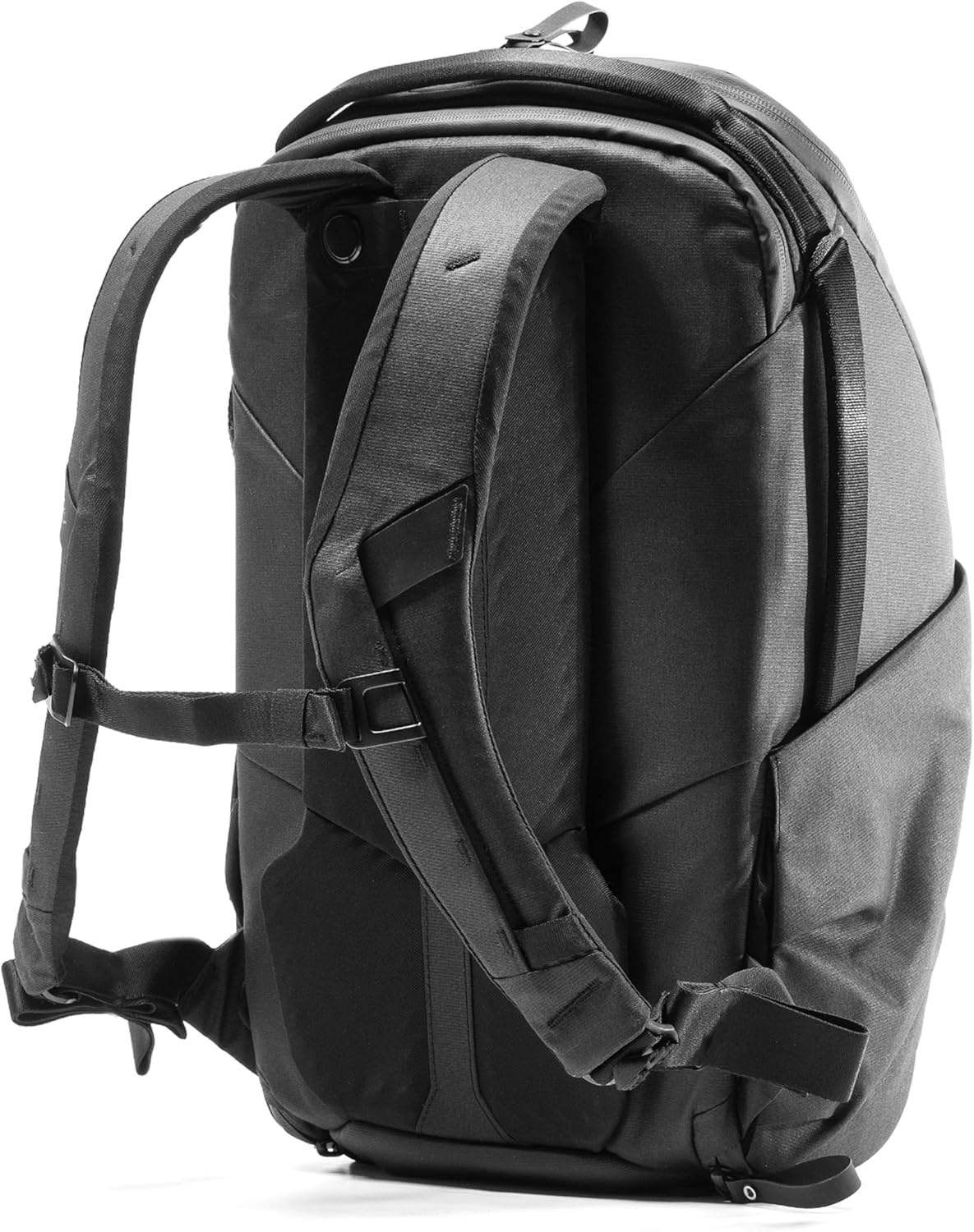 Peak Design Everyday Backpack Zip 20L, Black, 270-Degree Zip, Dual Side Pockets, FlexFold Dividers, Fits 15" Laptop, For Camera Carry, Daily Commutes or Travel, Versatile Backpack for Men and Women