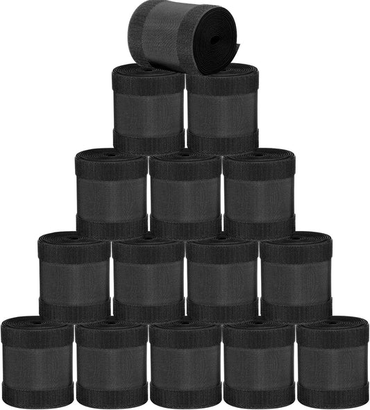 WILLBOND Carpet Cord Cover Cable Grip Floor Cover Cable Protector Management Only for Commercial Office Carpet(Black,147.64 ft)