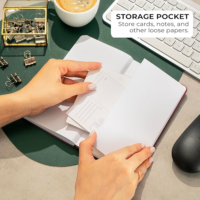 Clever Fox Password Book 2nd Edition – Hardcover Password Keeper with Alphabetical Tabs – Internet Address Notebook & Login Details Organizer Journal – 4.1x7.6” (Wine Red)