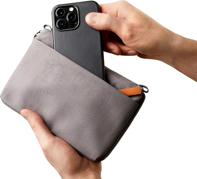 Bellroy Wonder Kit (tech and Travel Pouch with Internal Organization for Cables, Chargers, notebooks Medical Kits and More) - StormGray