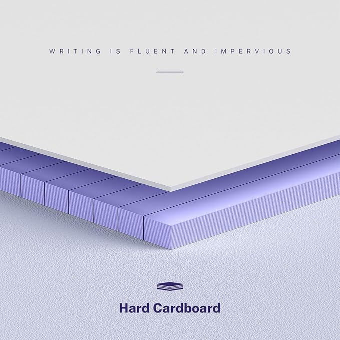 3 Pack Wide Legal Pads 11" x 9.5" (Landscape Format) Purple College Ruled Note Pad Narrow Ruled 30 Sheets per Notepad Perforated Writing Paper with Thick Backboard Horizontal Pads of Paper