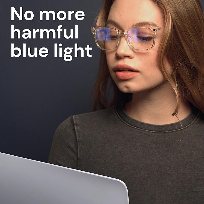 Gaoye Blue Light Glasses for Computer & Gaming - Anti UV Ray Lenses, Scratch-Resistant & Comfort Fit