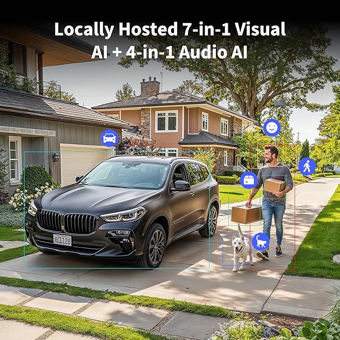 Aqara 4MP Camera Hub G5 Pro PoE, True Color Night Vision Security Camera Outdoor, HomeKit Secure Video, Thread Border Router, Local Detection, Thread/Zigbee, Supports Alexa, Google, Smartthings, White